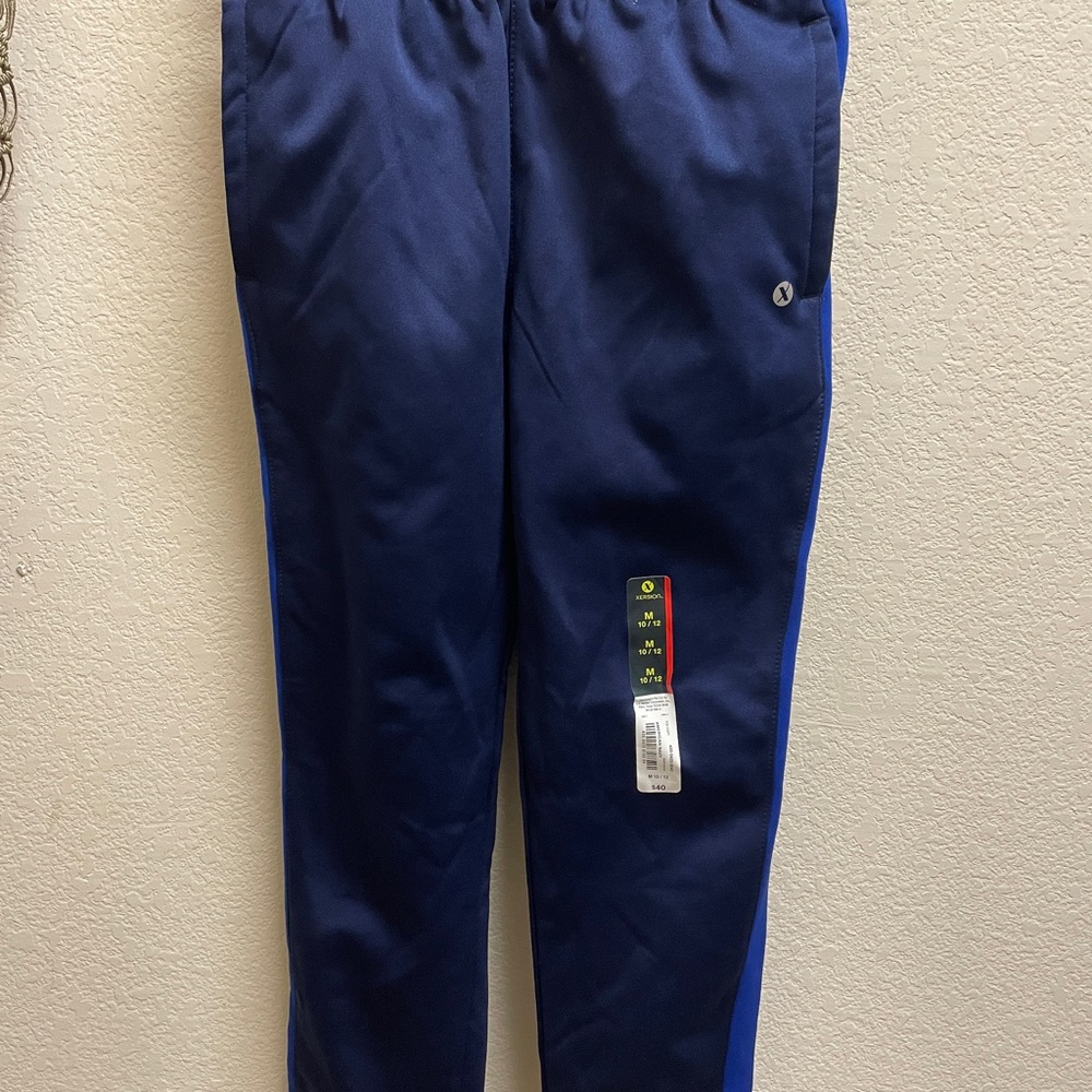 Version boy M 10/12 Navy Blue Track Pants